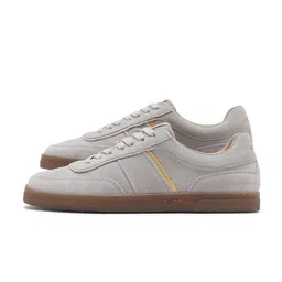 RARE RABBIT Men Striped Round Toe Sneakers image 4