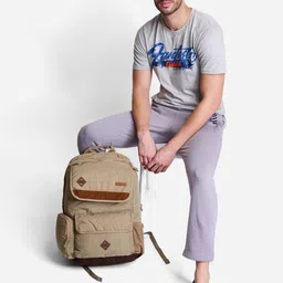 Wildcraft Men Grey Typography Printed Track Pant image 4