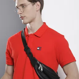 Tommy Hilfiger Polo Collar Pure Cotton T-shirt image 1