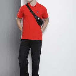 Tommy Hilfiger Polo Collar Pure Cotton T-shirt image 5