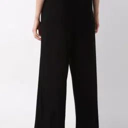 Biba Black Relaxed Fit Dyed Palazzos image 2