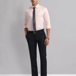 Ad By Arvind Beige Cotton Regular Fit Shirts image 5