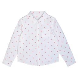 Budding Bees Kids White Printed Shirt-picture-44