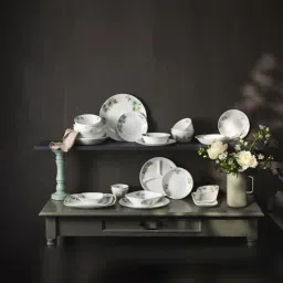 Corelle Asia Fairy Flora 22.9cm Square Round Medium Plate Pack of 6-image-32