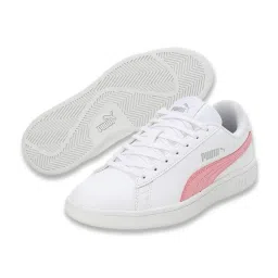 Puma Women's Smashic White Sneakers image 5