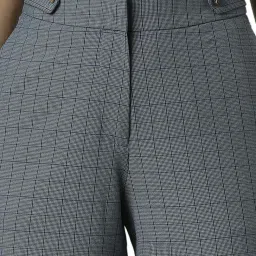Van Heusen Grey Chequered Trousers image 5