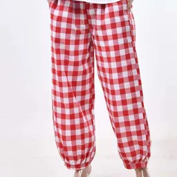 SIDDHO HUM Women Checked Loose Fit Trousers-image-28