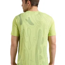 Skechers Green Regular Fit Printed Sports T-Shirt image 2