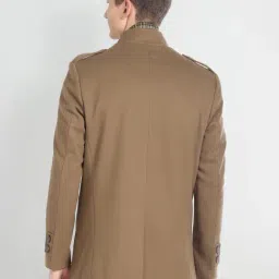 Arrow Sport Brown Regular Fit Overcoat image 2