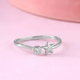 GIVA 92.5 Sterling Silver Starry Dusk Ring-image-3