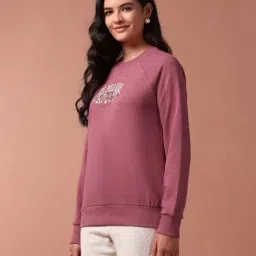 U.S. POLO ASSN. Pink Cotton Printed Sweatshirt image 3