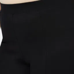Honey Curvytude by Pantaloons Black Solid Trousers image 5
