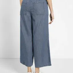 Sf Jeans By Pantaloons Blue Cotton Relaxed Fit Trousers image 2