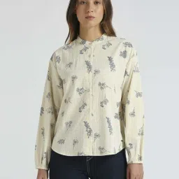 Pepe Jeans White Cotton Printed Shirt-picture-31