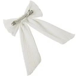 Accessorize London Cream Bow Hair Clip image 2