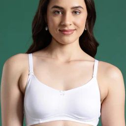 Leading Lady White Full Coverage T-Shirt Bra-picture-23