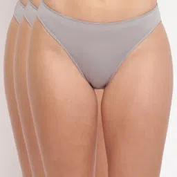 basiics by la intimo Glamo Rise High Leg Brief (Pack of 3)-picture-37