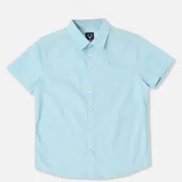Allen Solly Boys Blue Cotton Shirt-image-9