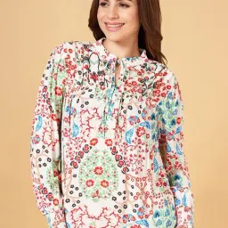 Honey by Pantaloons Off-White Printed Top-image-16