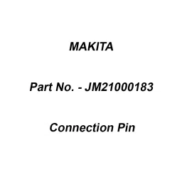 Makita Connection Pin Suitable For LB1200F, Part No JM21000183-picture-33