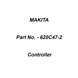Makita Controller Suitable For DLM462, Part No 620C47-2-picture-38