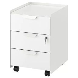 Ikea TROTTEN Cabinet With 3 Sliding Doors White Size 40x47 cm - 60485099-picture-19