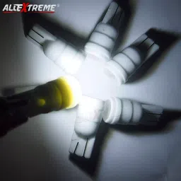 AllExtreme EXT10XD 10 LED Parking Light Bulb for Car Bike and Motorcycle (1 W,White ,2pc) image 3
