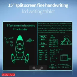 Bestor 381 mm(15 Inch) Blue and Black Writing Tablet LCD Display, BE-14 image 5