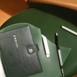 Pragya Executive A5 Ruled Notebook 90 GSM 192 Pages with Leatherette Padded Hard Cover 14.8x21 cm image 4