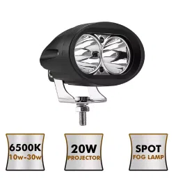 AllExtreme EX2OF2P 2 LED Spot Lamp with Mounting Brackets for Motorcycles and Cars (20 W,White,2pc)-picture-11