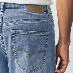 NEXT Men Slim Fit Mid-Rise Light Fade Lightweight Stretchable Jeans image 2