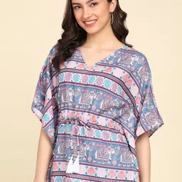 ZNX Clothing Ethnic Motifs Printed Kaftan Top image 4