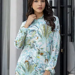 CORSICA Printed Long Sleeves Shirt With Trousers image 3