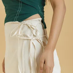 hemporio Women's Corset Top | Green Color image 5