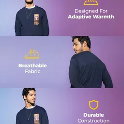 bewakoof Men's 100% Cotton Printed Regular Fit Round Neck T-Shirt image 5