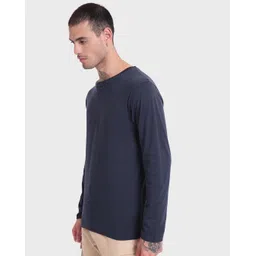 Bewakoof Men's 100% Cotton Solid Regular Fit Round Neck T-Shirt image 2