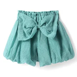 Mark & Mia Solid Color Shorts with Bow Applique - Mint-picture-21