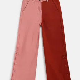 Tales & Stories Cotton Woven Colour Blocked Trousers - Multi Colour-picture-15