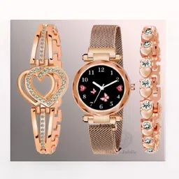 Miss Perfect Unisex Printed Dial & Stainless Steel Straps Analogue Watch jk2319-picture-26