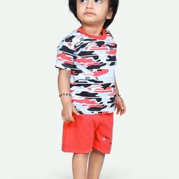 ariel Girls Printed T-shirt with Shorts-picture-4