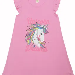 Clothe Funn Girls Printed Maxi Nightdress image 3