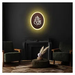 JD FRESH 1 Pc Ganesh Night Light For Home Decor for Wall Art (Black) image 5