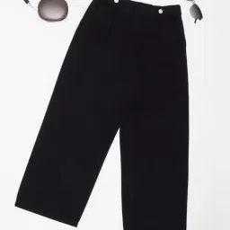 Pantaloons Junior Girls Black Beauty Pants-image-20