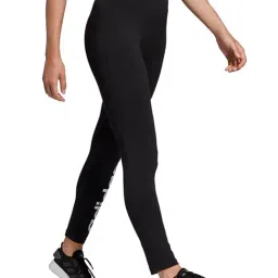Adidas Black & White Mid Rise Tights image 4