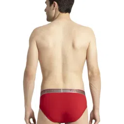 Van Heusen Red Cotton Comfort Fit Briefs image 2