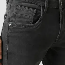 Van Heusen Grey Cotton Slim Fit Jeans image 4
