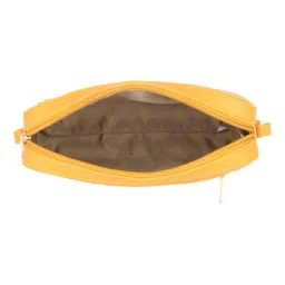Baggit Yellow Textured Small Cross Body Bag image 5