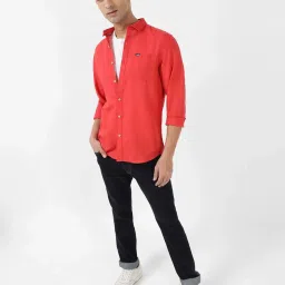Wrangler Red Regular Fit Shirt image 5
