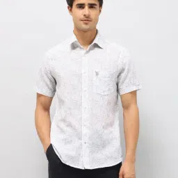 U.S. Polo Assn. Grey Cotton Regular Fit Printed Shirt-picture-26