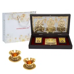 INTERNATIONAL GIFT Gold-Toned Religious Idol Showpiece-image-27